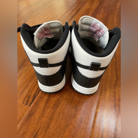 Women’s Nike Dunk High Black and White Sneakers - Picture 5 of 5